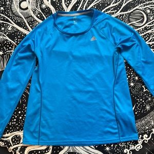 Adidas running climalite long sleeve shirt size X-Large blue